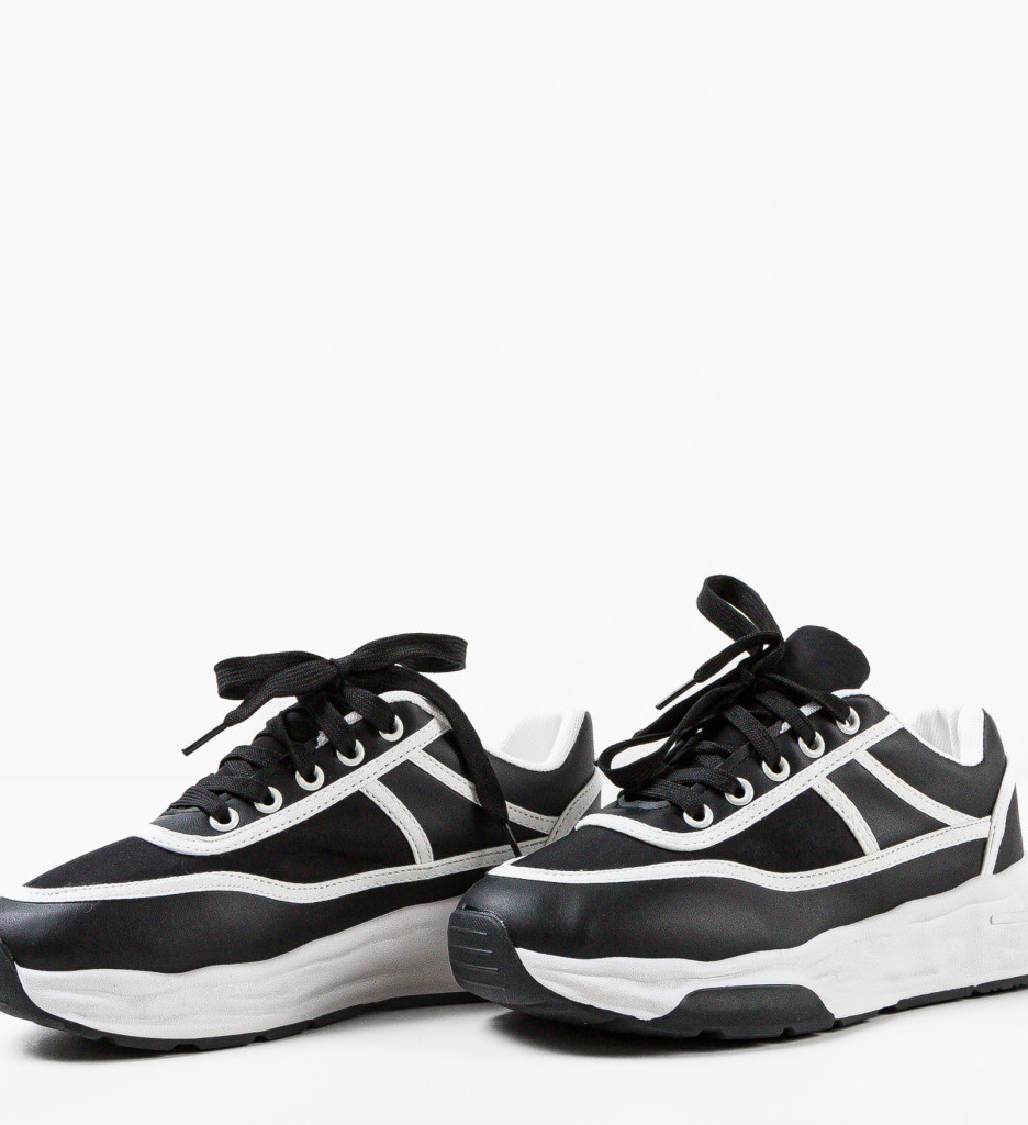 Sneakers Dama Zakaria Negri 2 - Confort si Stil - imagine 4