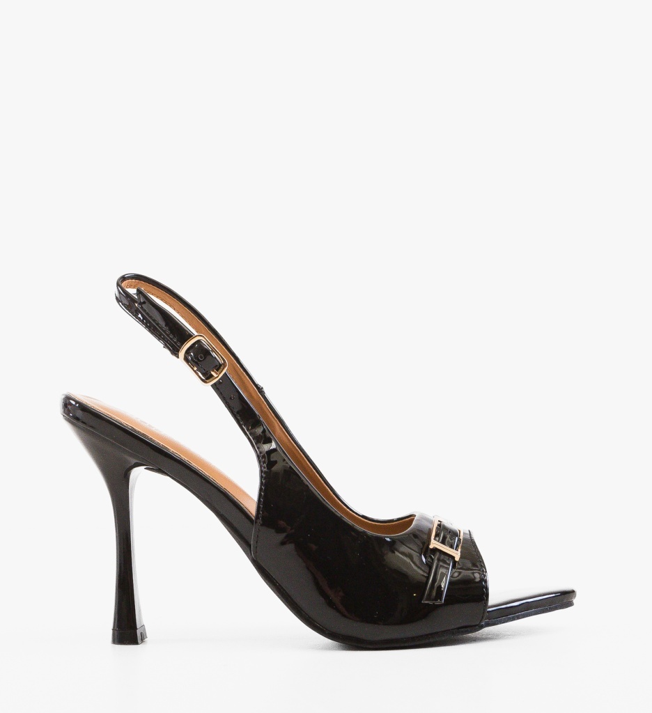 Sandale cu toc Kadde Negre | Eleganță și Confort - imagine 6