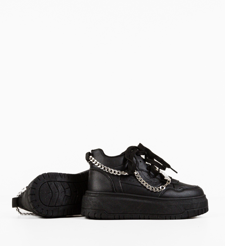 Sneakersi Janu Negri - Confort și Stil pentru Zi de Zi - imagine 4
