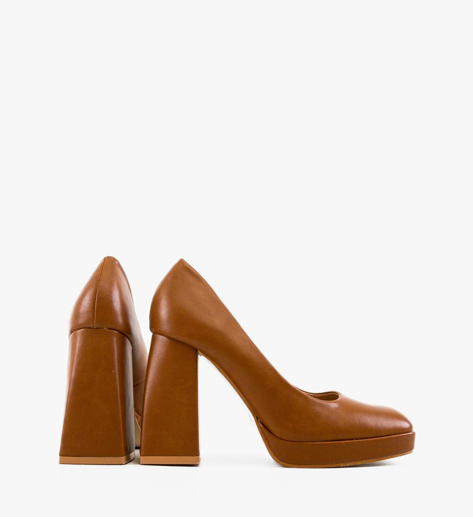 Pantofi Davis Camel | Eleganță și Stil - imagine 4