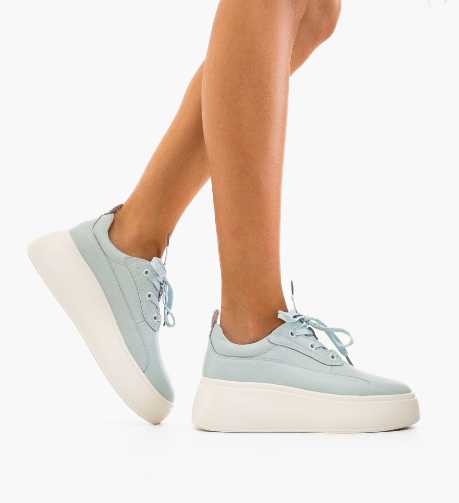 Sneakers Dama Boyce Albastri - Confort și Stil - imagine 6
