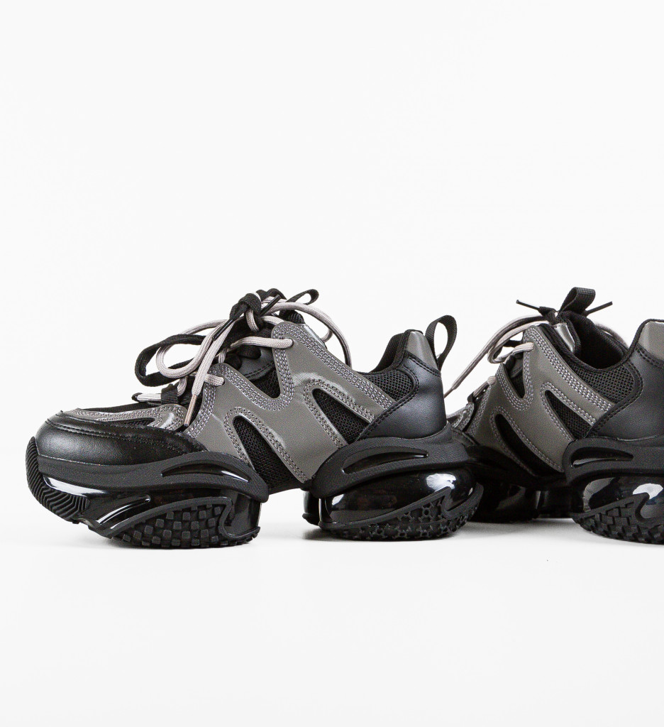 Sneakers Dama Bizbiz Negri | Confort si Stil - imagine 9