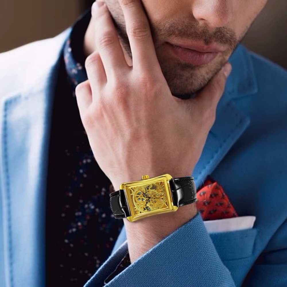 Ceas Barbatesc Winner Automatic Piele - imagine 2