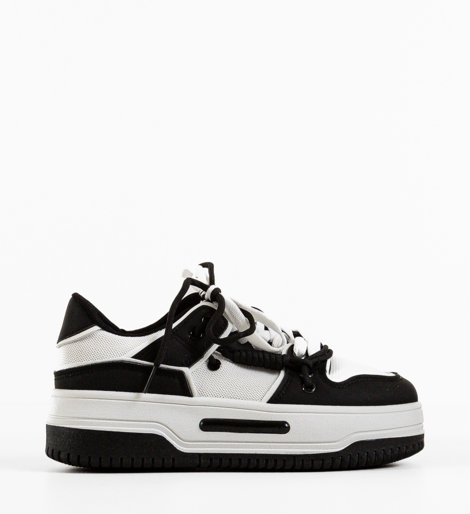 Sneakers Hammur Negri - Confort și Stil pentru Femei - imagine 2