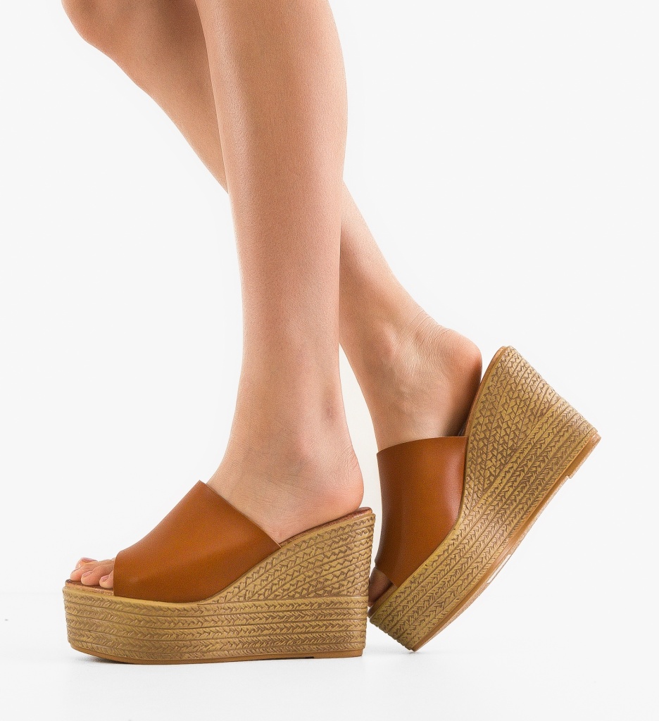 Platforme Dama Lloyd Camel | Eleganță și Confort - imagine 3