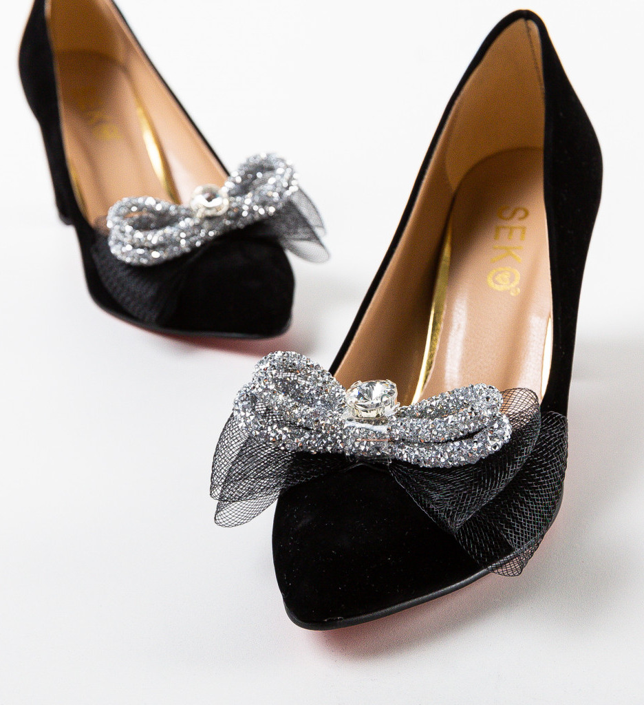 Pantofi Dama Scar Negri 2 | Eleganță Asigurată - imagine 5