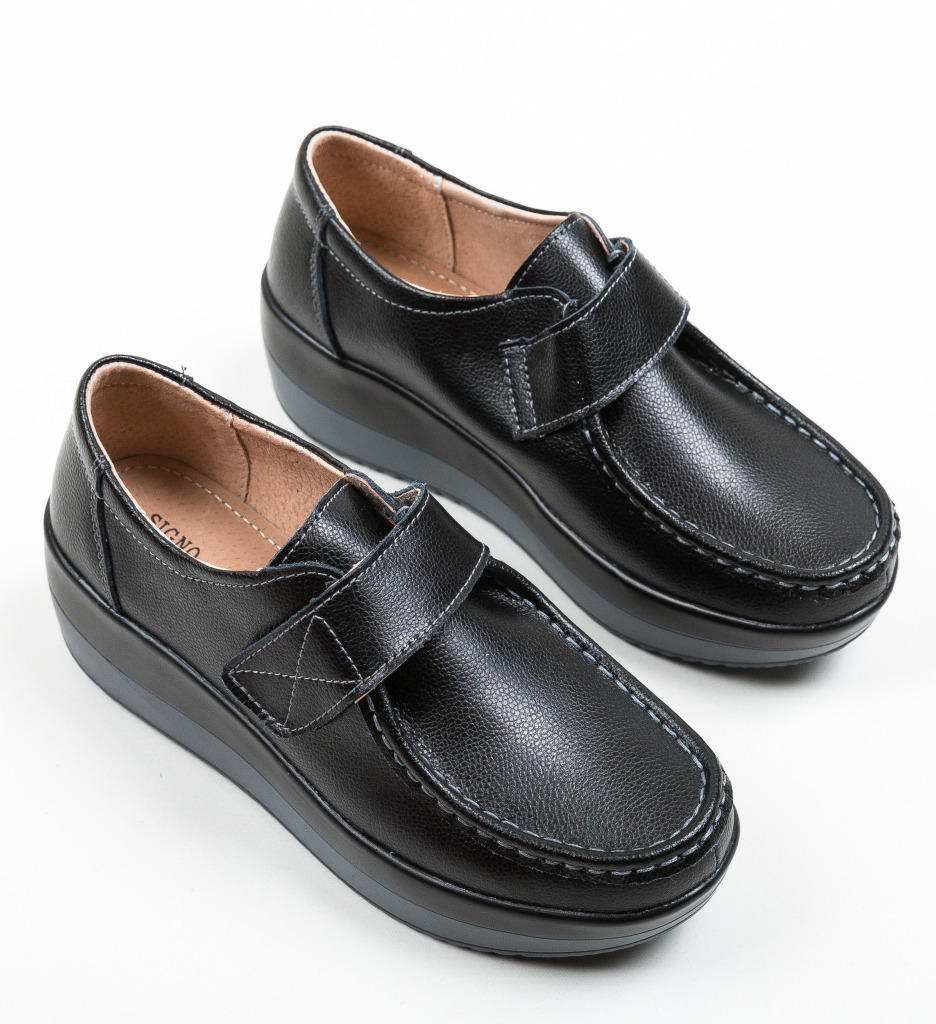 Pantofi Casual Groma Negri - Confort și Stil - imagine 5