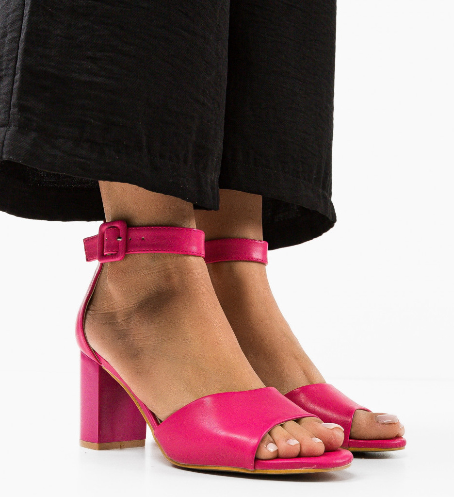 Sandale Keltic Fuchsia - Eleganță pe Toc - imagine 5