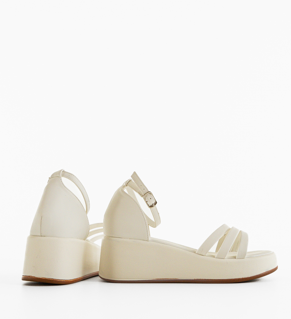 Platforme Dama Larissa Albe - Confort si Stil - imagine 3