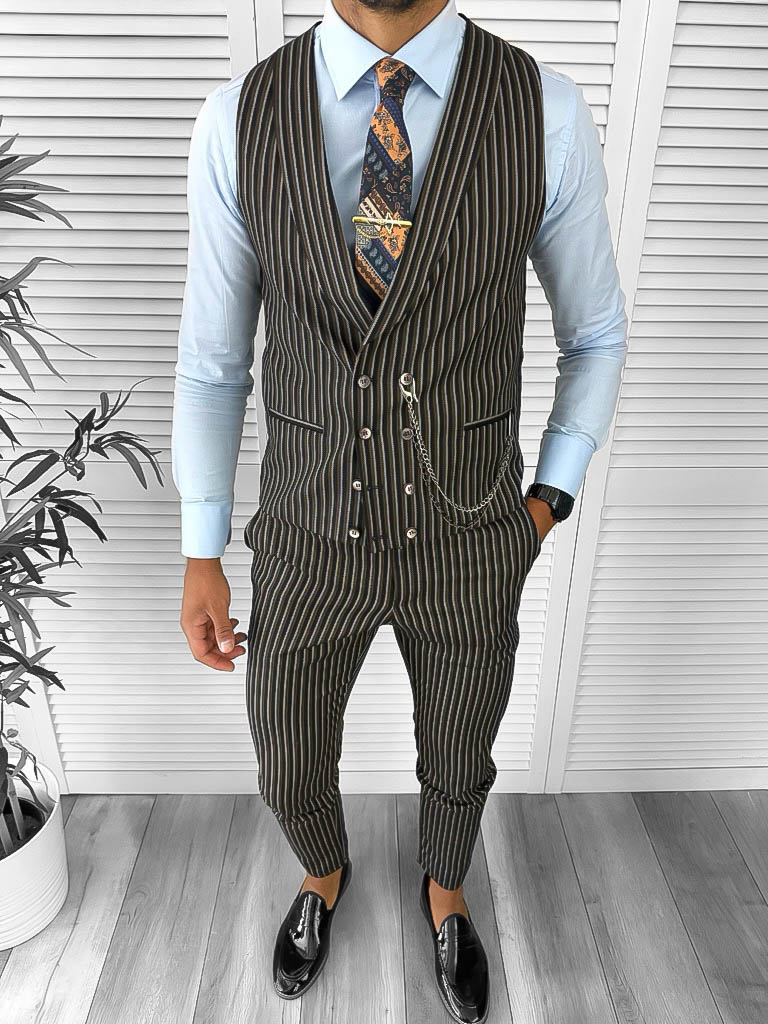 Pantaloni Barbati Eleganti Bumbac 100% Carouri