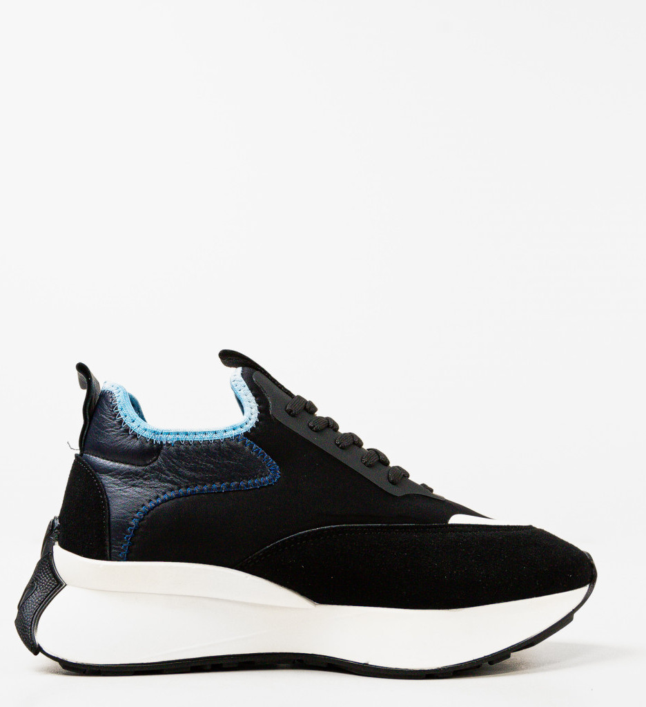 Sneakers Dama Londan Negri | Confort și Stil Urban - imagine 6