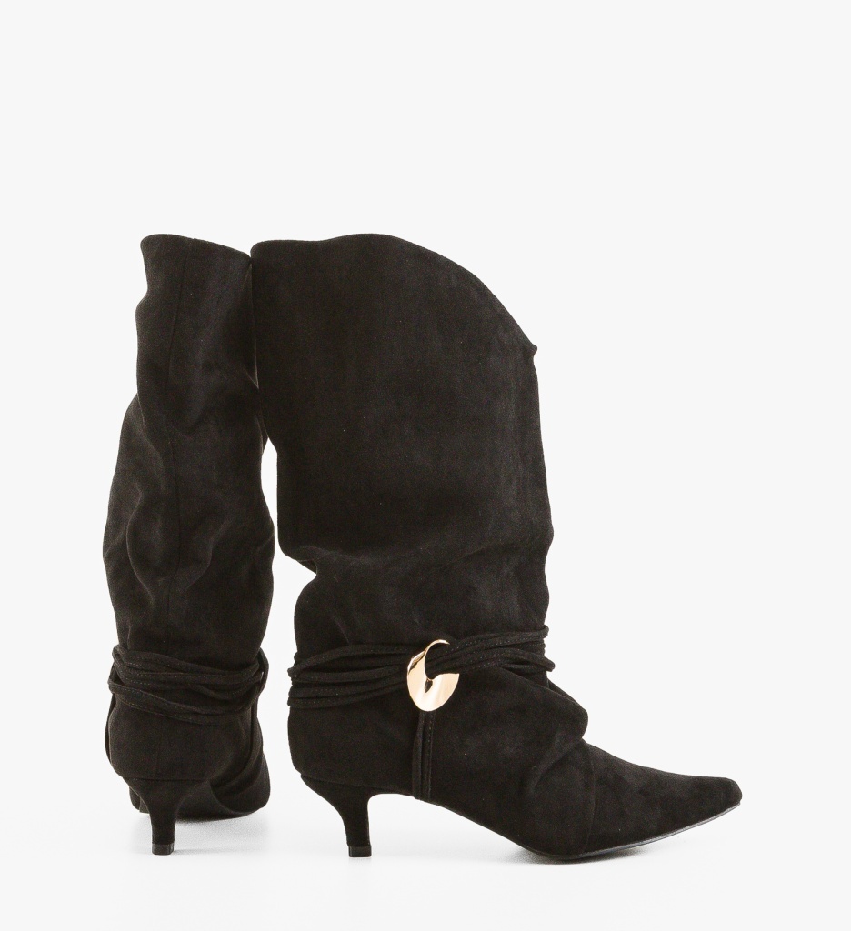 Botine Kamen Negre Depurtat - Eleganță și Confort - imagine 4