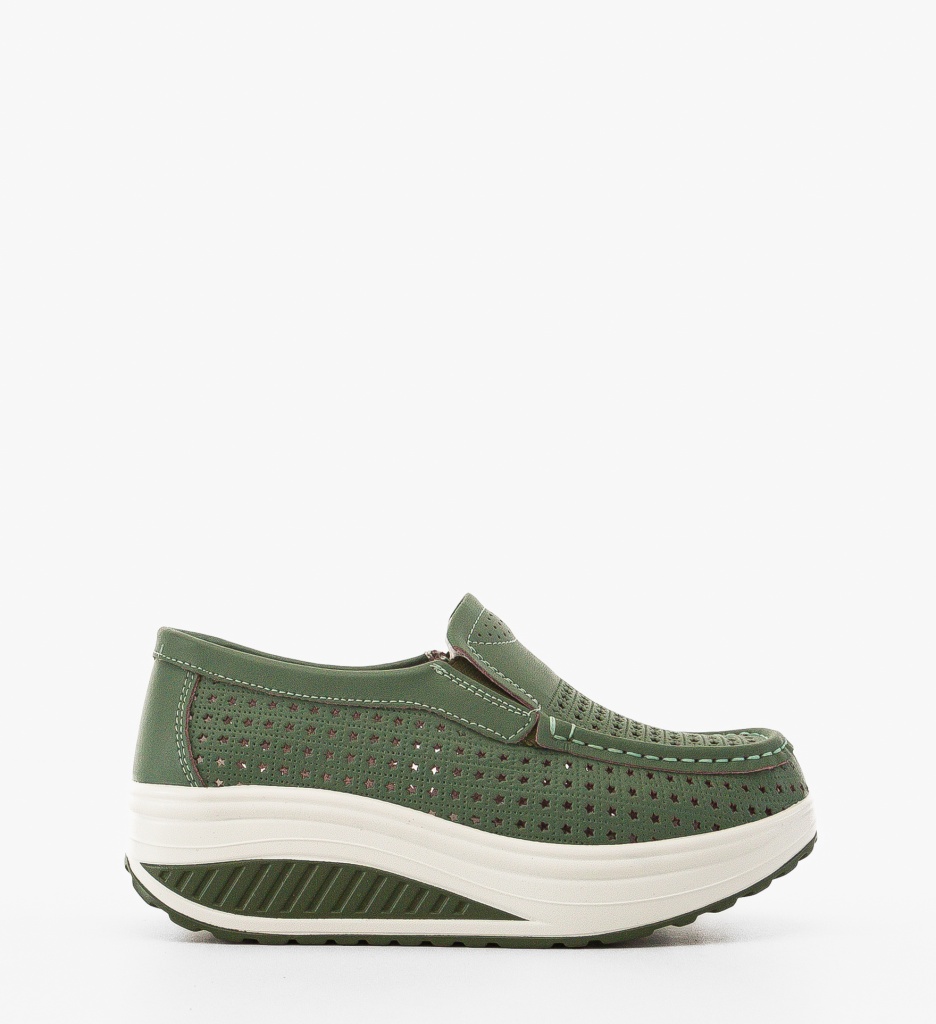 Pantofi Casual Bicaz Verzi - Stil și Confort - imagine 7
