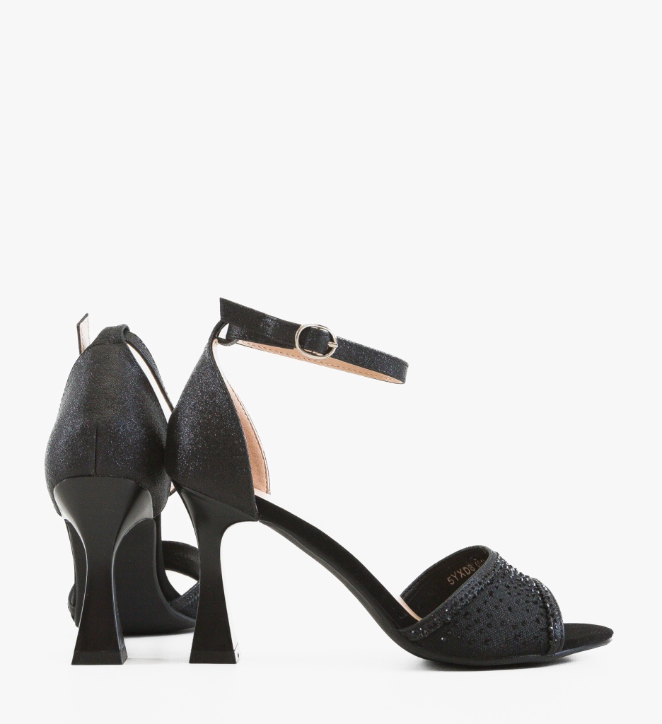 Sandale Dama Jenson Negre Elegante - imagine 2