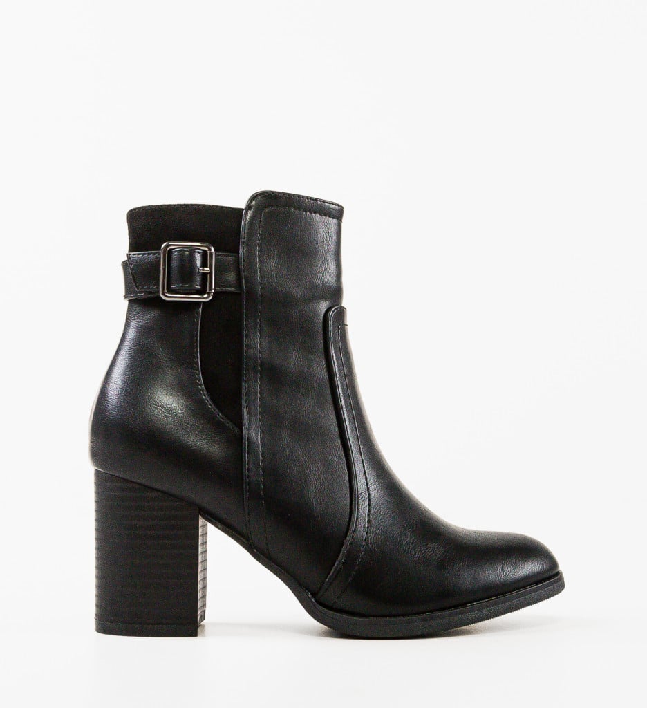 Botine Dafaz Negre - Eleganță și Confort - imagine 4