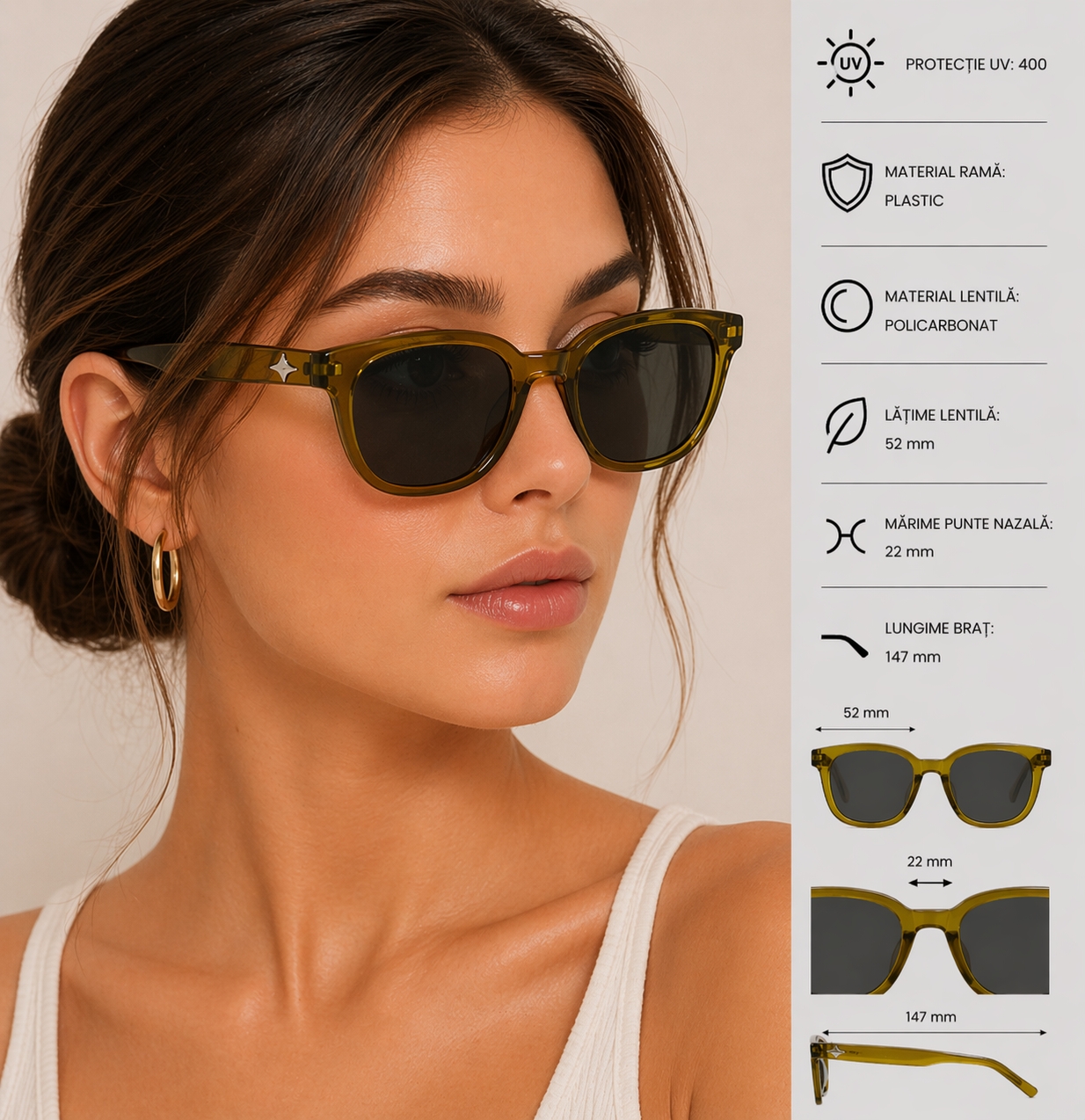 Ochelari Picadili SG081 - Protecție UV400 - imagine 3