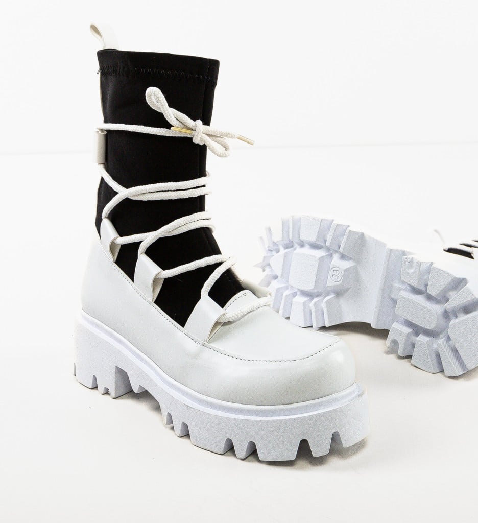 Ghete Dama Albe Elegante Henena - imagine 10