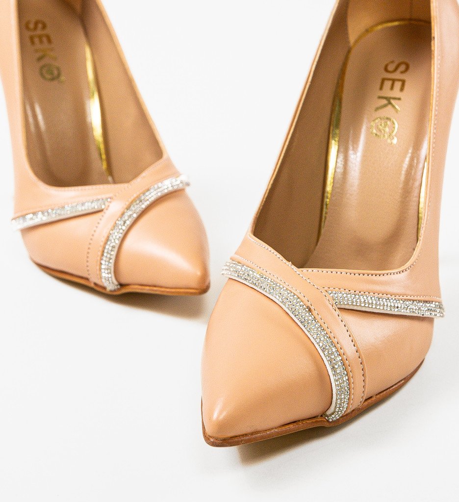Pantofi Dama Nude Revuele - Eleganță și Versatilitate - imagine 6