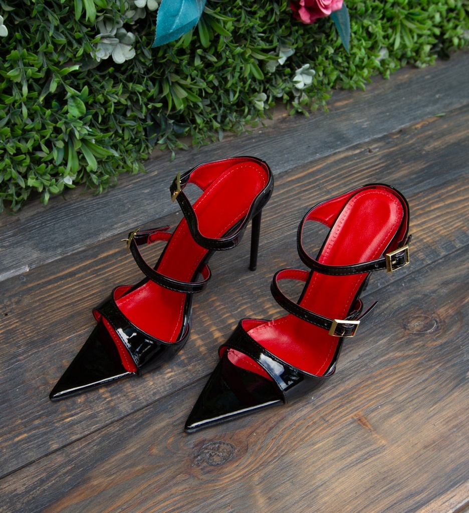 Sandale cu Toc Yara Negre - Stil si Eleganta - imagine 4