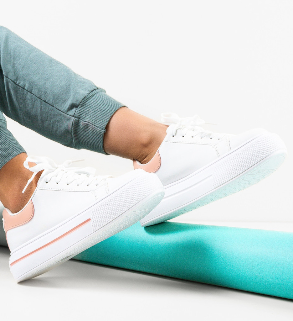 Sneakers Dama Rivers Roz - Confort și Stil - imagine 2