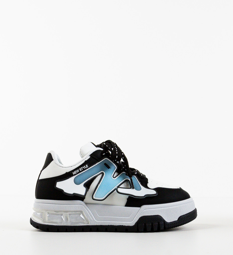 Sneakers Niustile Negri | Stil și Confort Urban - imagine 4