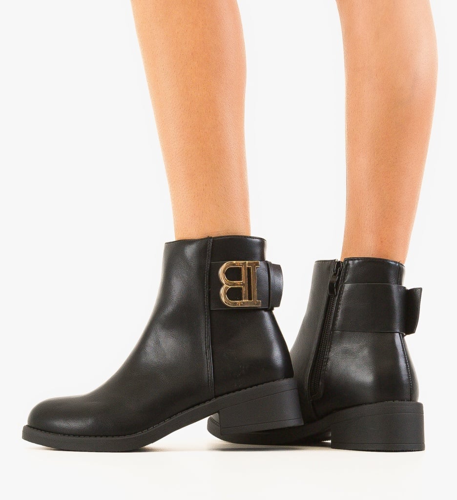 Ghete Dama Kalbre Negre | Stil & Confort - imagine 2
