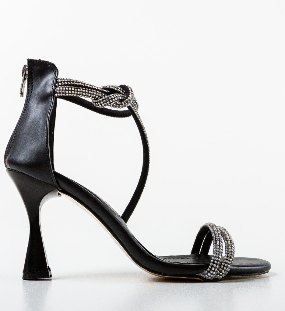 Sandale Dama Luisa | Eleganță și Stil Negru - imagine 5