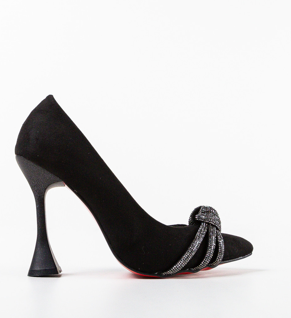 Pantofi Dama Gles Negri | Eleganți și Moderni - imagine 4
