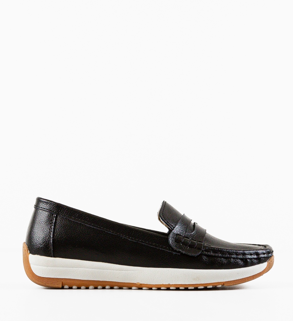 Pantofi Casual Uyteu Negri - Confort & Stil - imagine 2