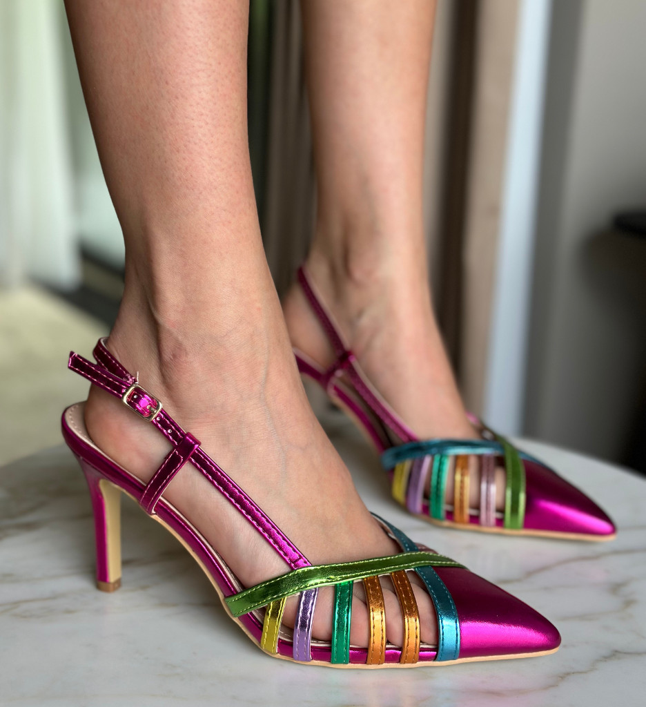 Pantofi dama Emem Fuchsia - Eleganță și Stil - imagine 2