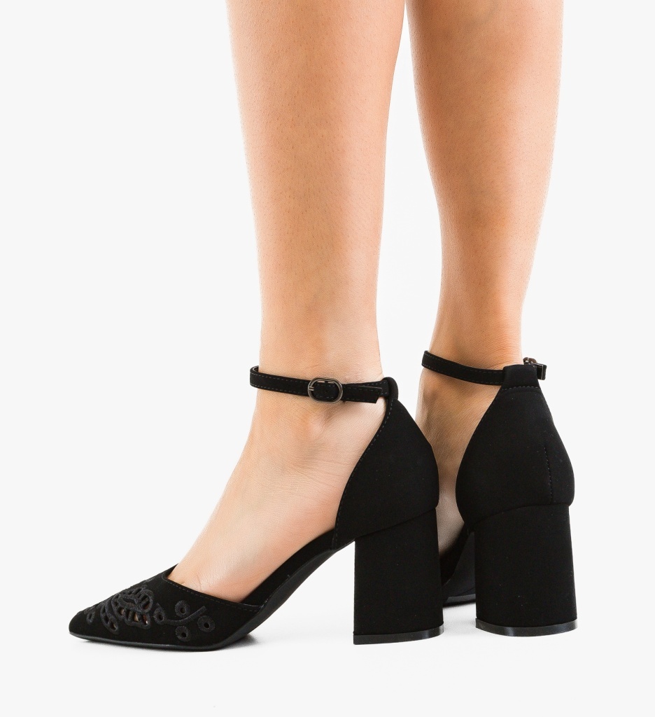 Pantofi Dama Hahey Negri Eleganți - imagine 3