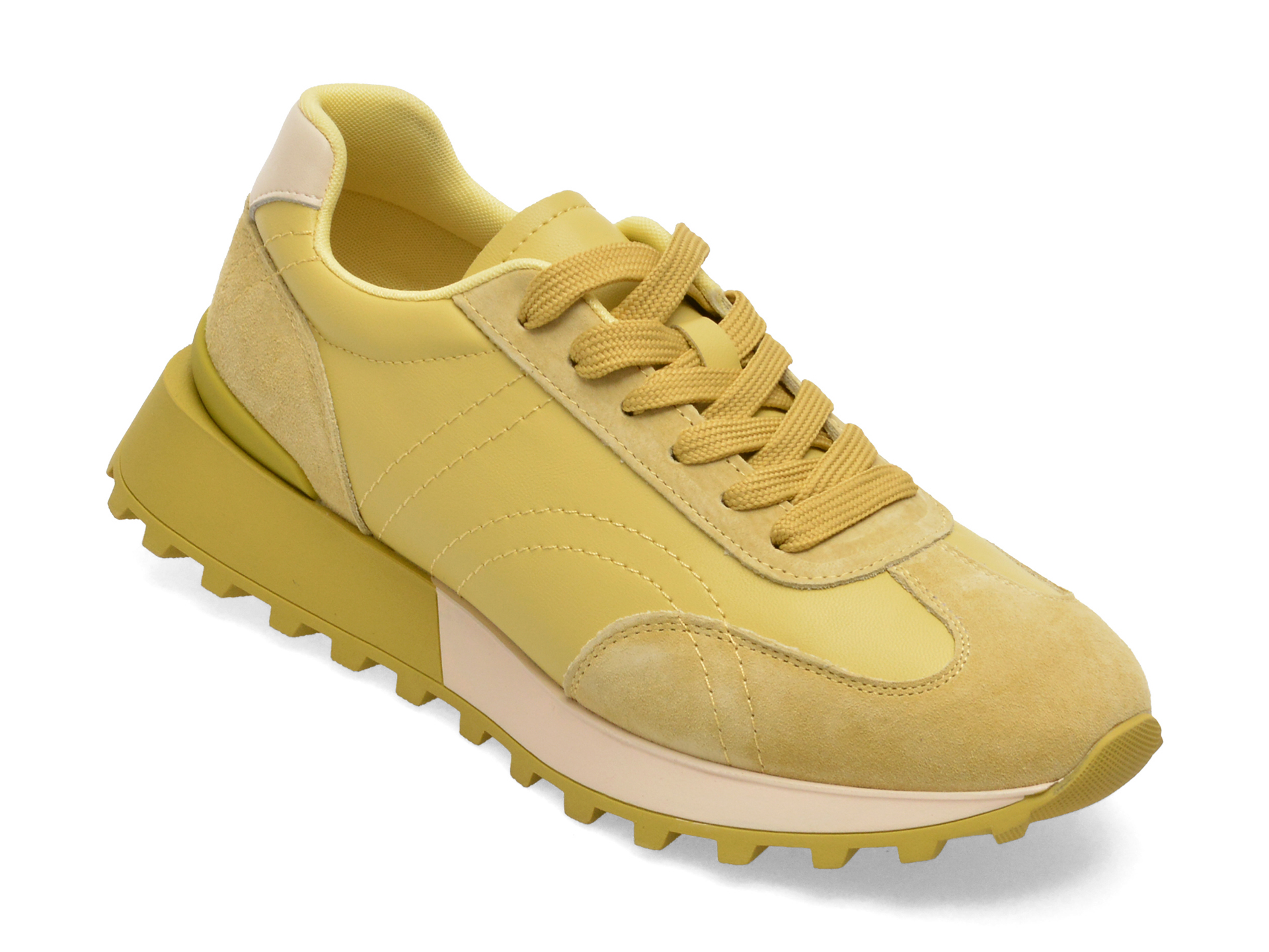 Pantofi Sport Flavia Passini Galbeni Piele Naturală