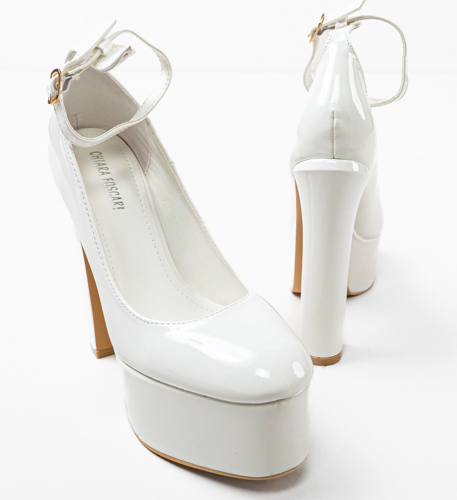 Pantofi Elysia Albi - Eleganță pentru Ocazii Speciale - imagine 5