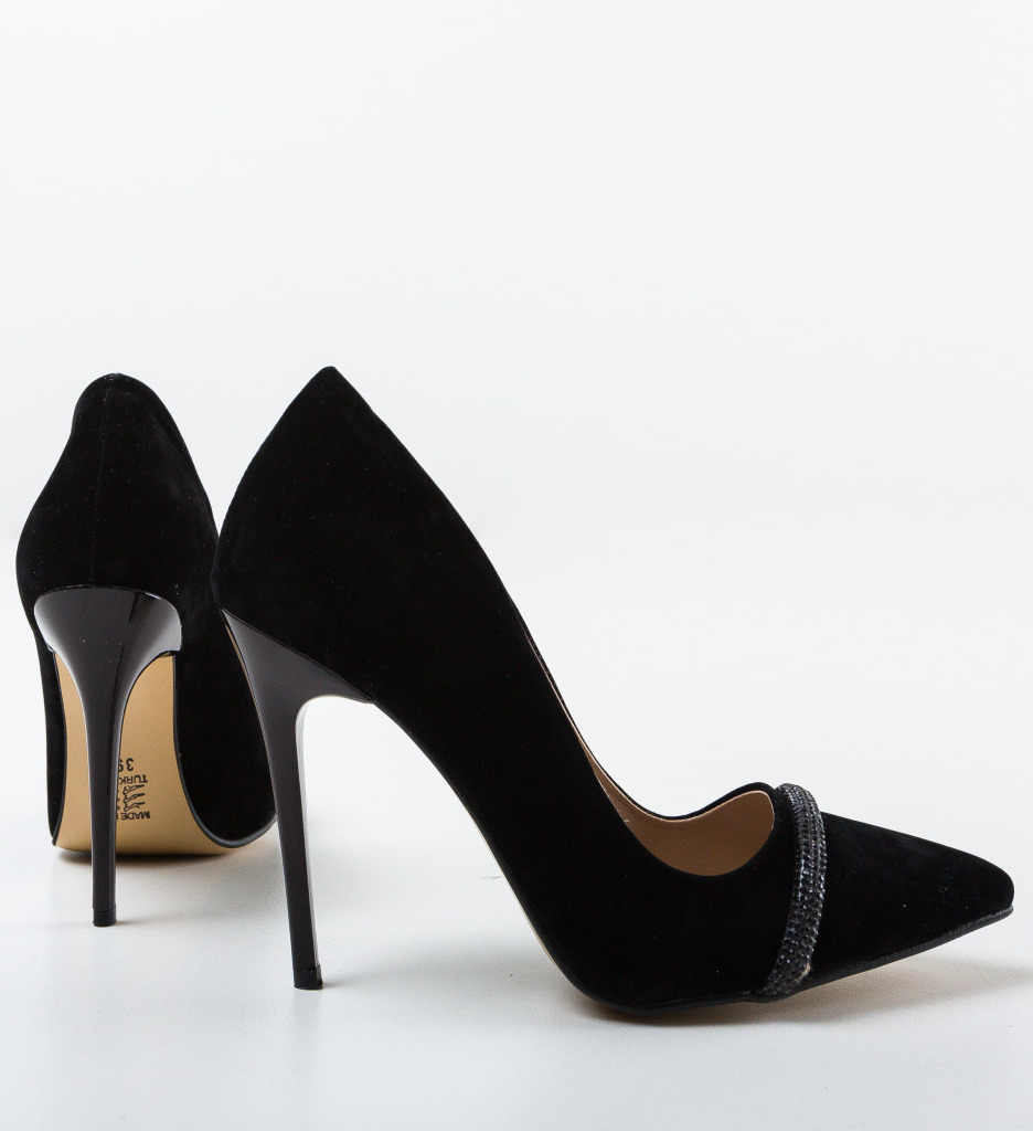 Pantofi cu Toc Eleganți Negri - Stil și Confort - imagine 7