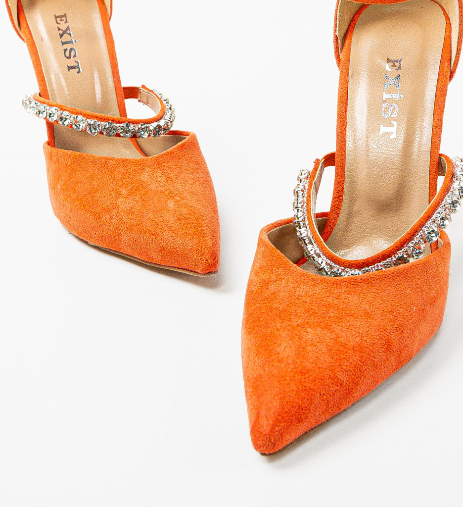 Pantofi dama Rufus Corai cu toc elegant - imagine 4