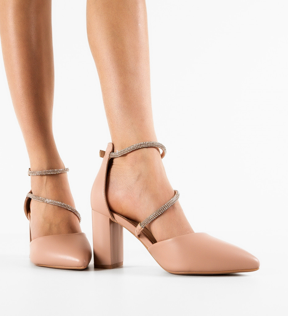 Pantofi cu Toc Eufrat Roz - Eleganță și Stil - imagine 2