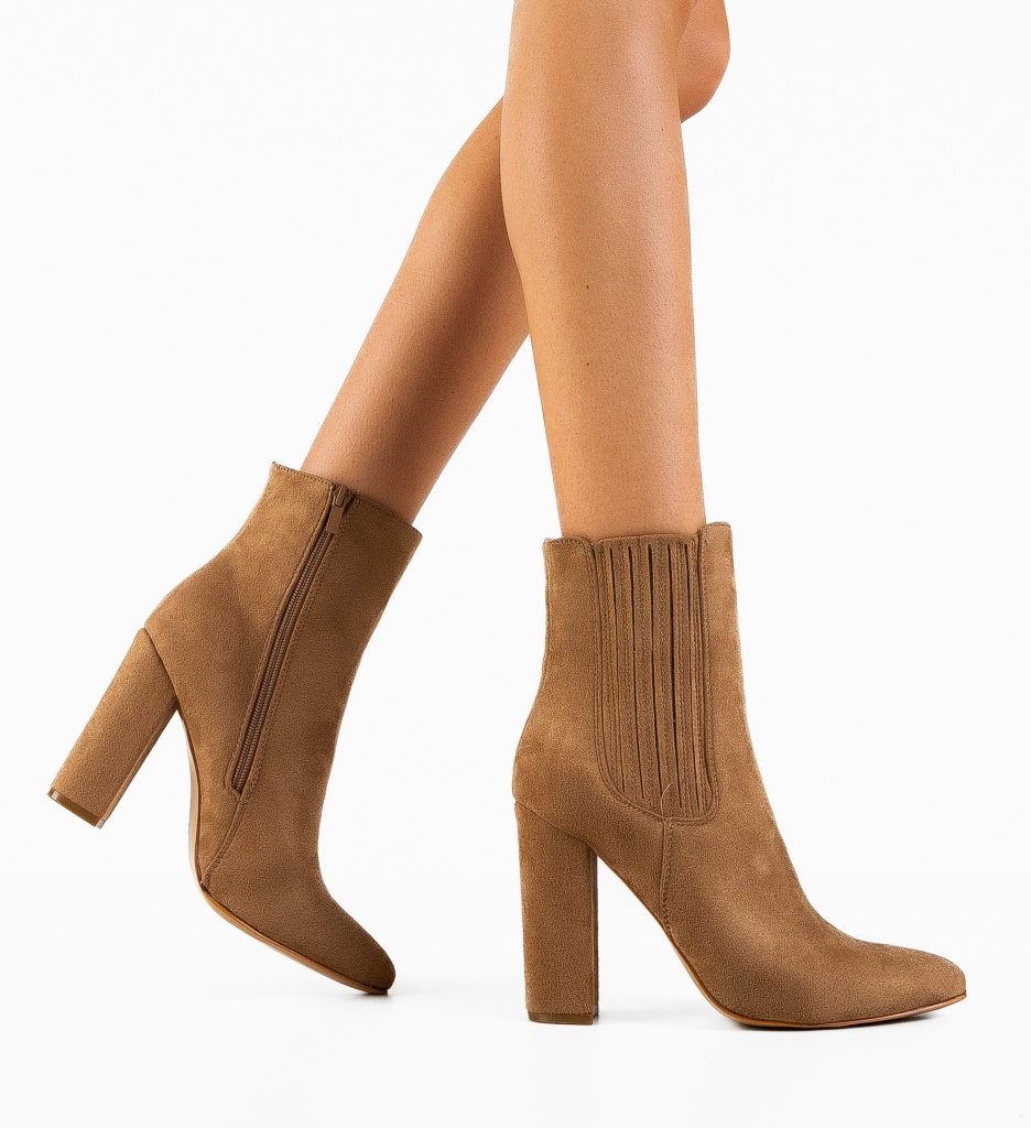Botine Dama Reenbe Bej - Eleganță și Confort