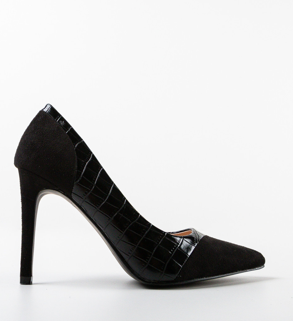 Pantofi Dotson Negri - Eleganță și Stil - imagine 4