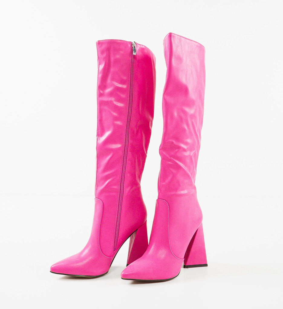 Cizme Zuker Roz - Eleganță și Stil - imagine 7