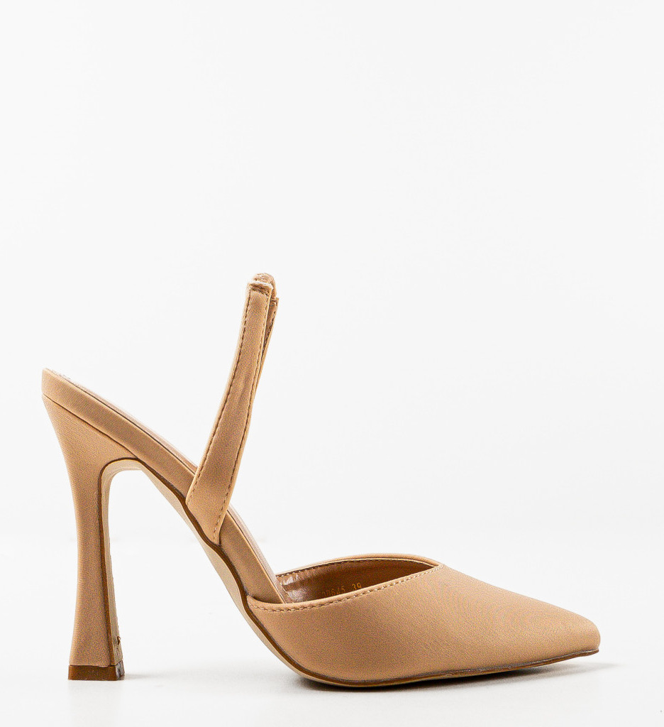 Pantofi cu Toc Vanty Bej - Eleganță și Stil - imagine 5