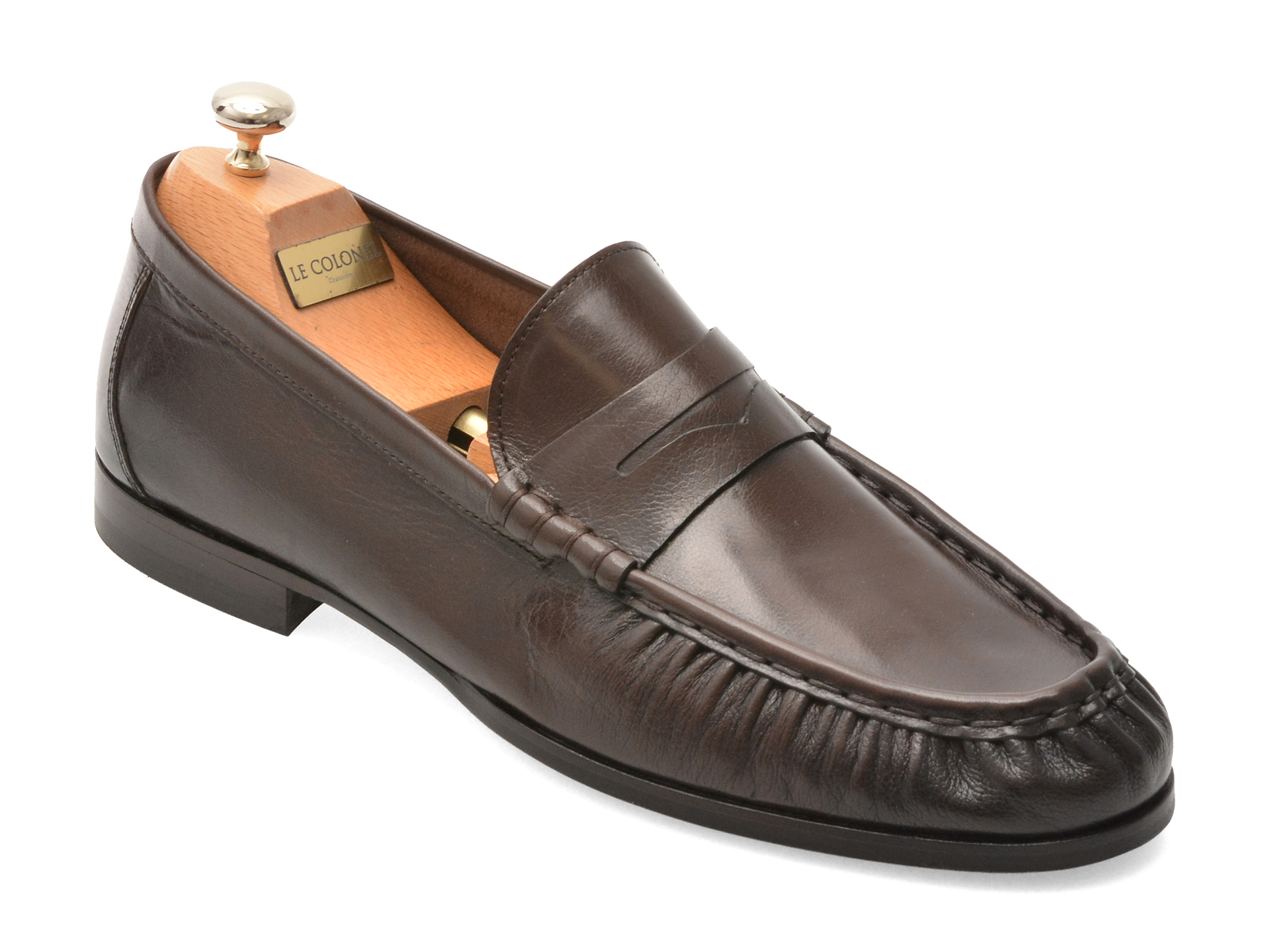 Mocasini LE COLONEL Maro Piele Naturală | Eleganță și Confort