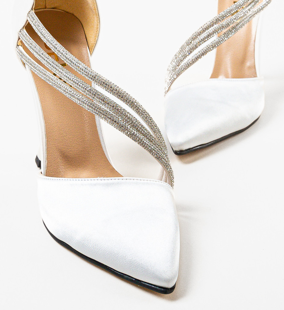 Pantofi Egeptam Albi 2 - Eleganță și Stil - imagine 5