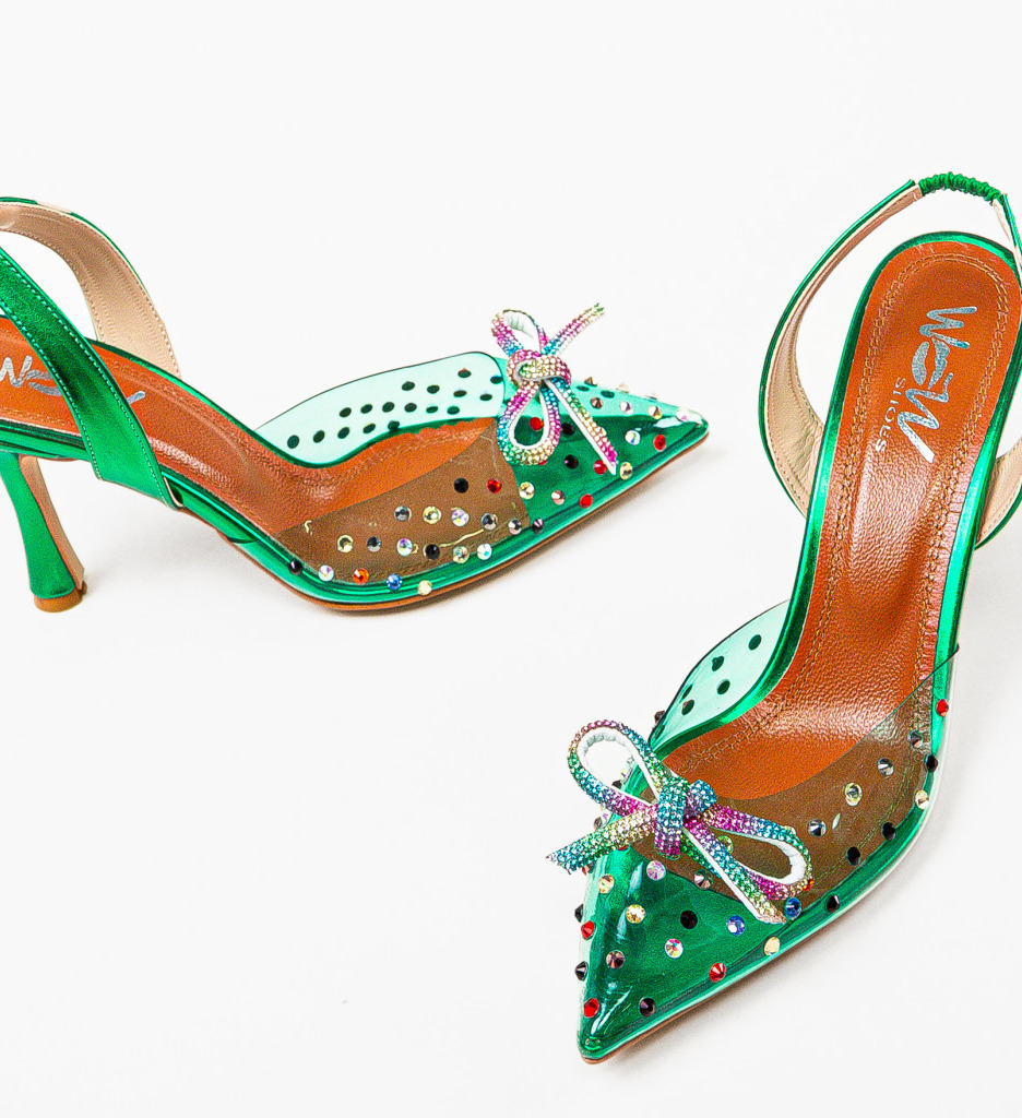 Pantofi Karambol Verzi | Eleganță și Stil Unic - imagine 5