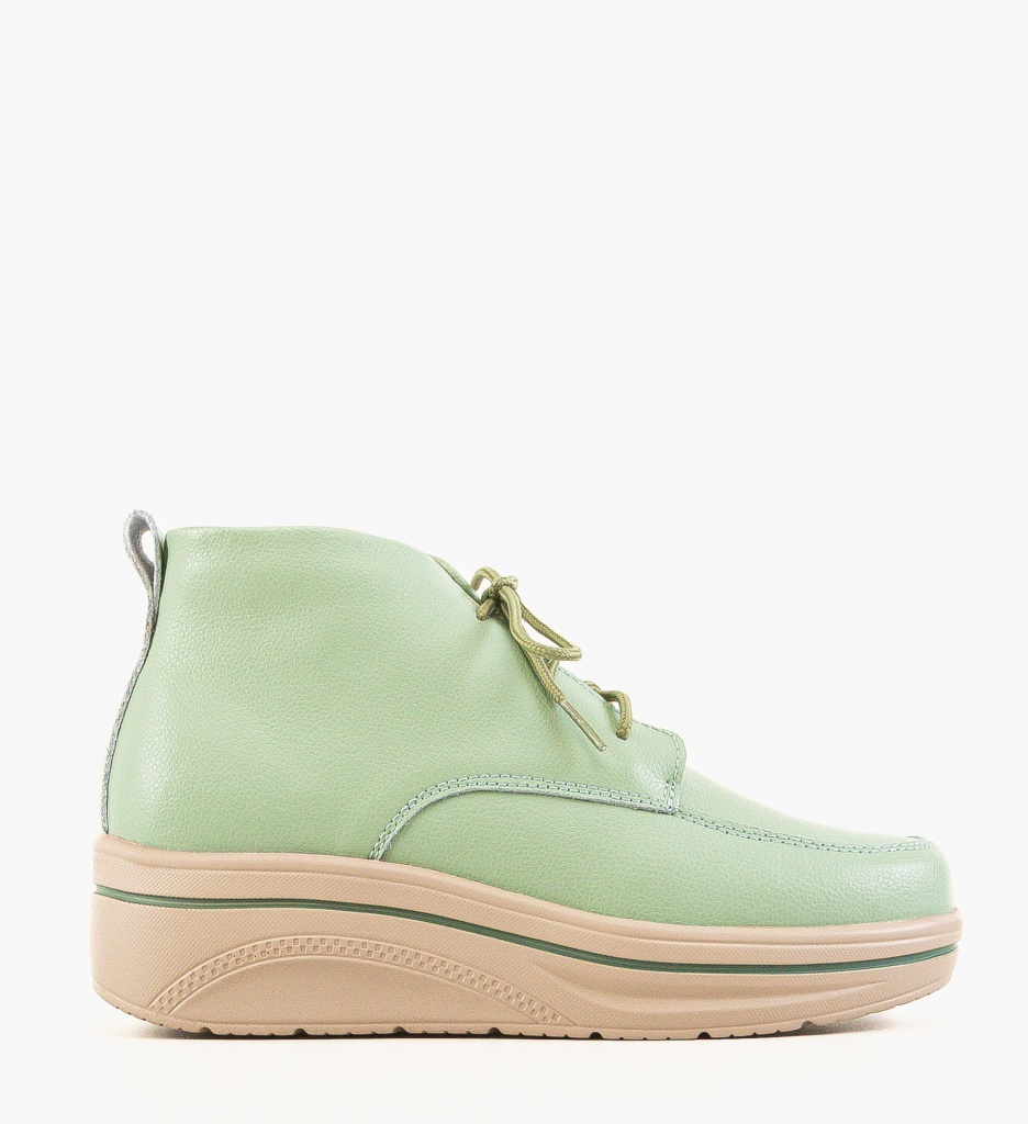 Pantofi Casual Bergamon Verzi | Confort & Stil - imagine 4