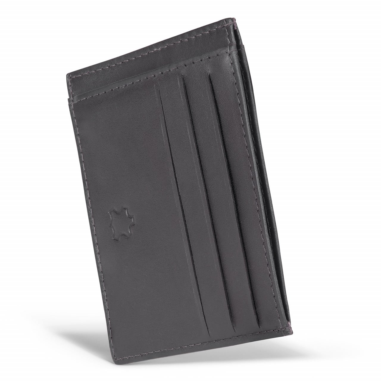 Port Card Delis Piele Naturală - 6 Compartimente - imagine 2