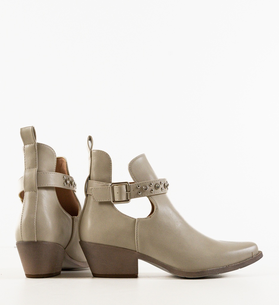 Botine Dama Gianna Bej - Eleganță și Stil - imagine 6