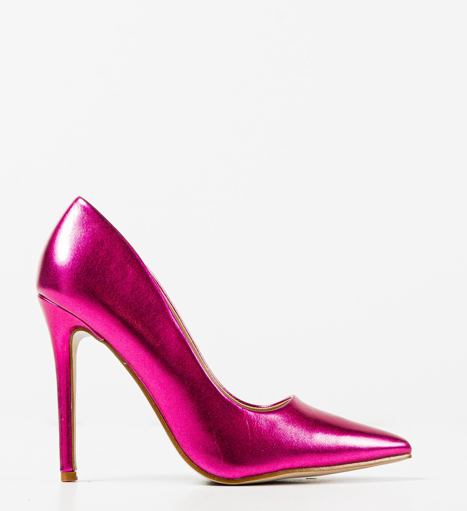 Pantofi cu Toc Plazyn Fuchsia - Stil Feminin Remarcabil - imagine 2
