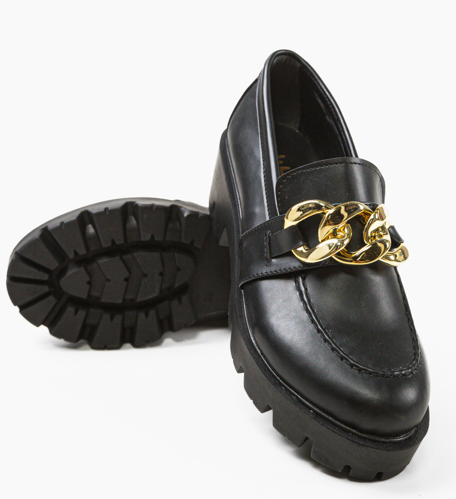 Pantofi Casual Gely Negri | Confort și Stil - imagine 6