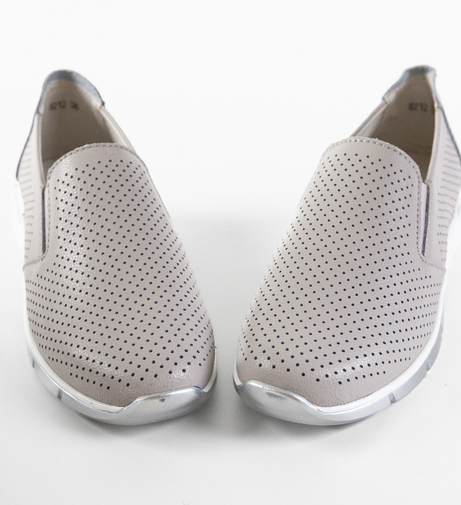 Pantofi Pufine Gri | Confort și Stil Casual - imagine 8