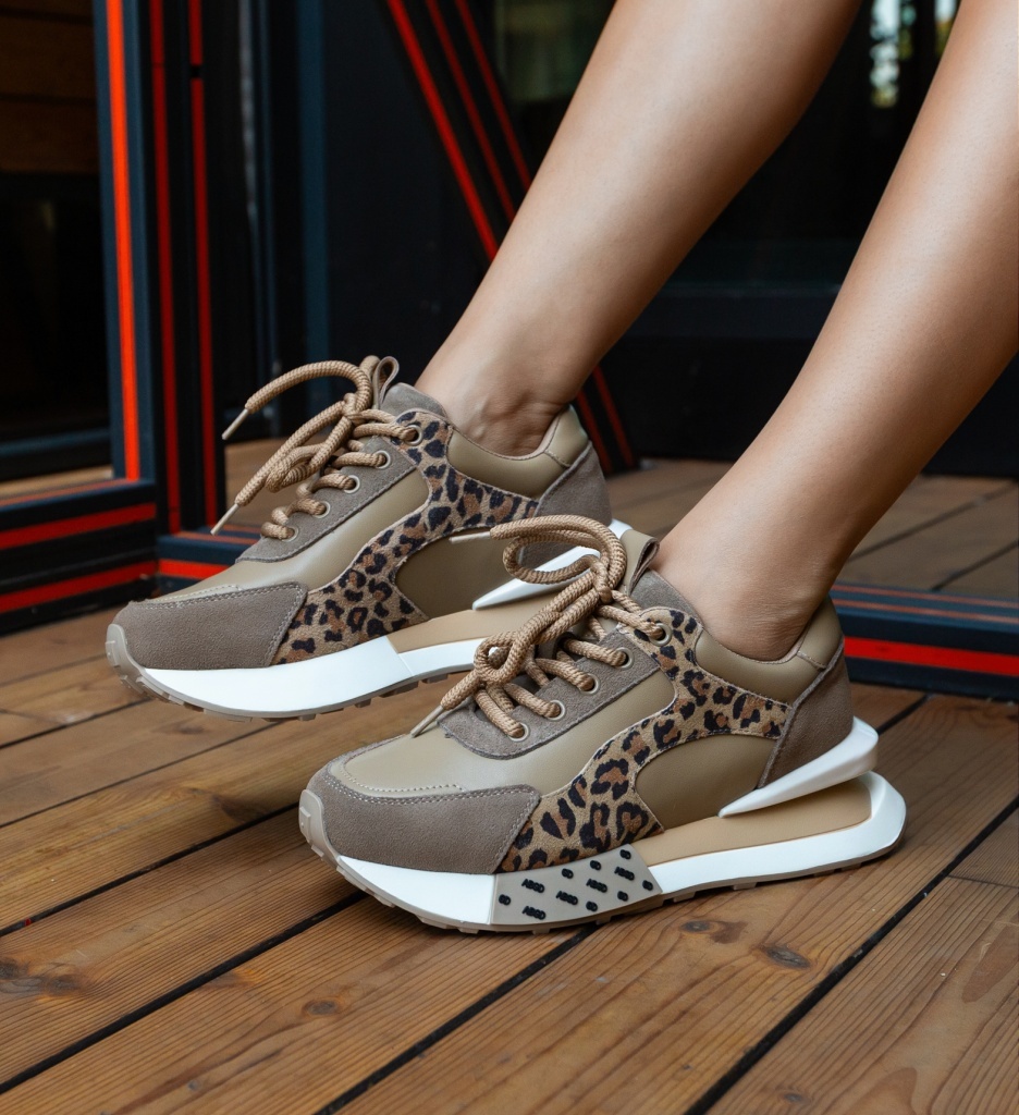 Sneakers Klery Khaki | Confort Urban